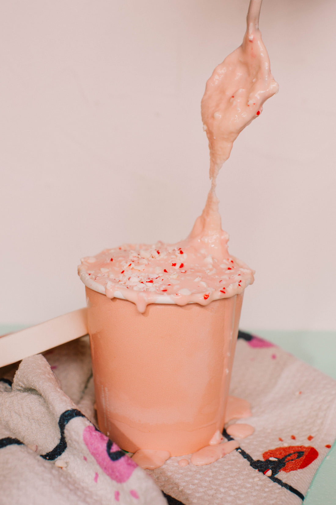 Homemade Peppermint Ice Cream