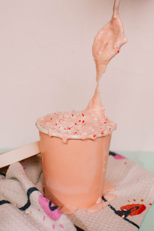 Homemade Peppermint Ice Cream